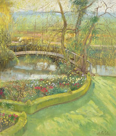 Brug over de wilg, Bedfield door Timothy Easton